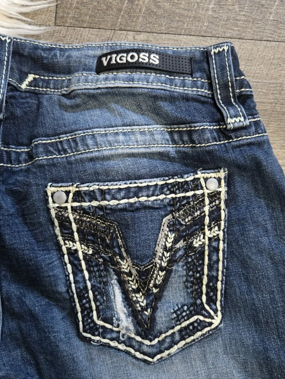 Vigoss Women's Blue Denim Shorts